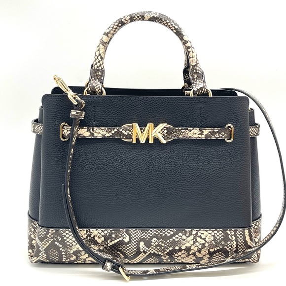 Michael Kors Reed Large Center Zip Satchel Crossbody Bag - Picture 1 of 10